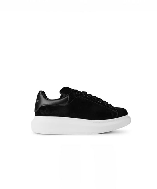 Alexander McQueen Black Velvet Trainers