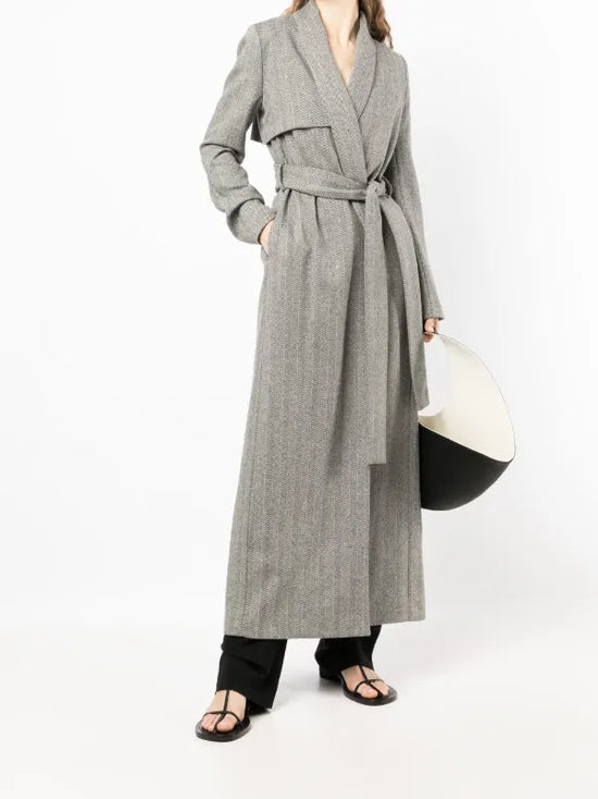 Galvan Herringbone Cashmere/Wool Coat - nwt