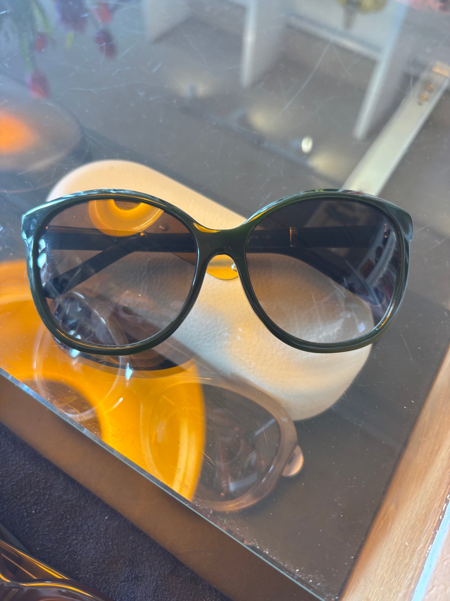 Chloe Dark Green Sunglasses