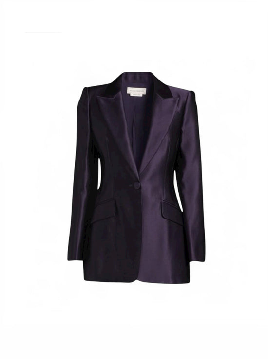 Alexander McQueen Purple Blazer