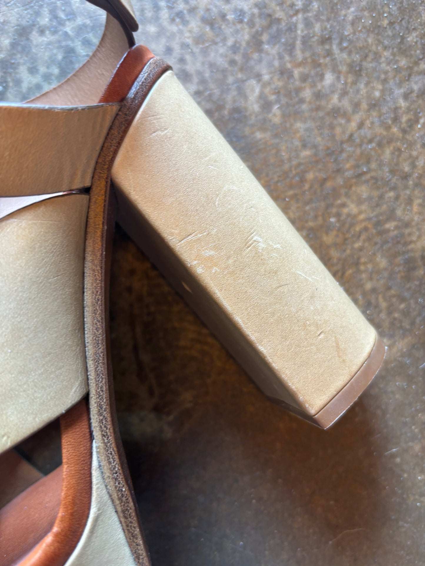 Chloe Beige Platforms