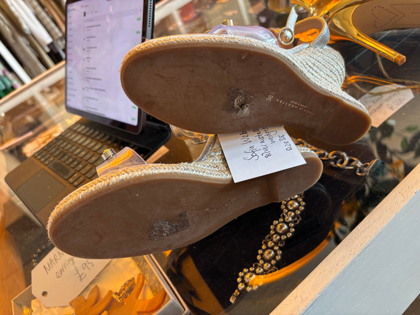 Sophia Webster Crystal Wedges