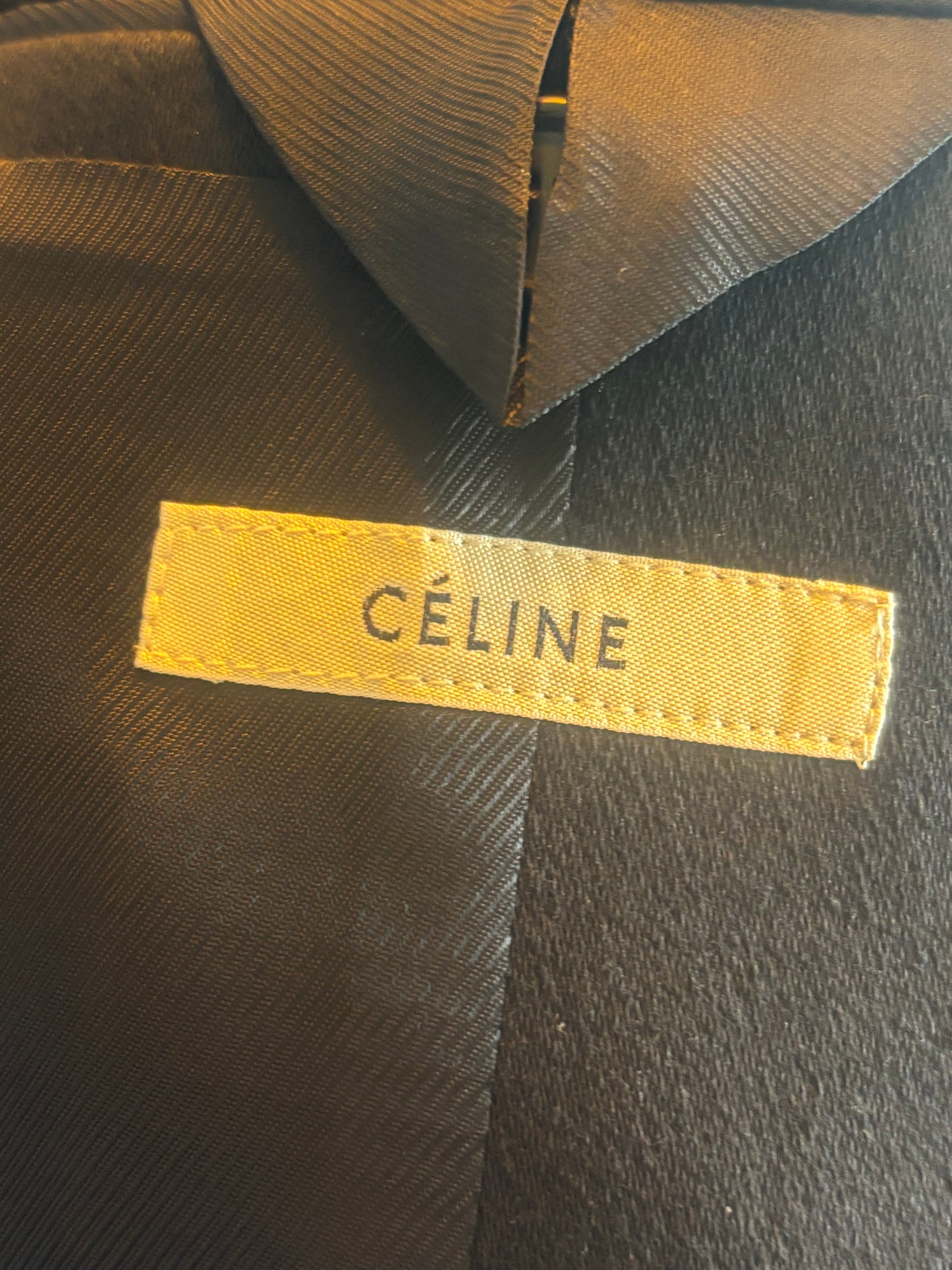 Celine Back Crombie Coat (Phoebe Philo Era)