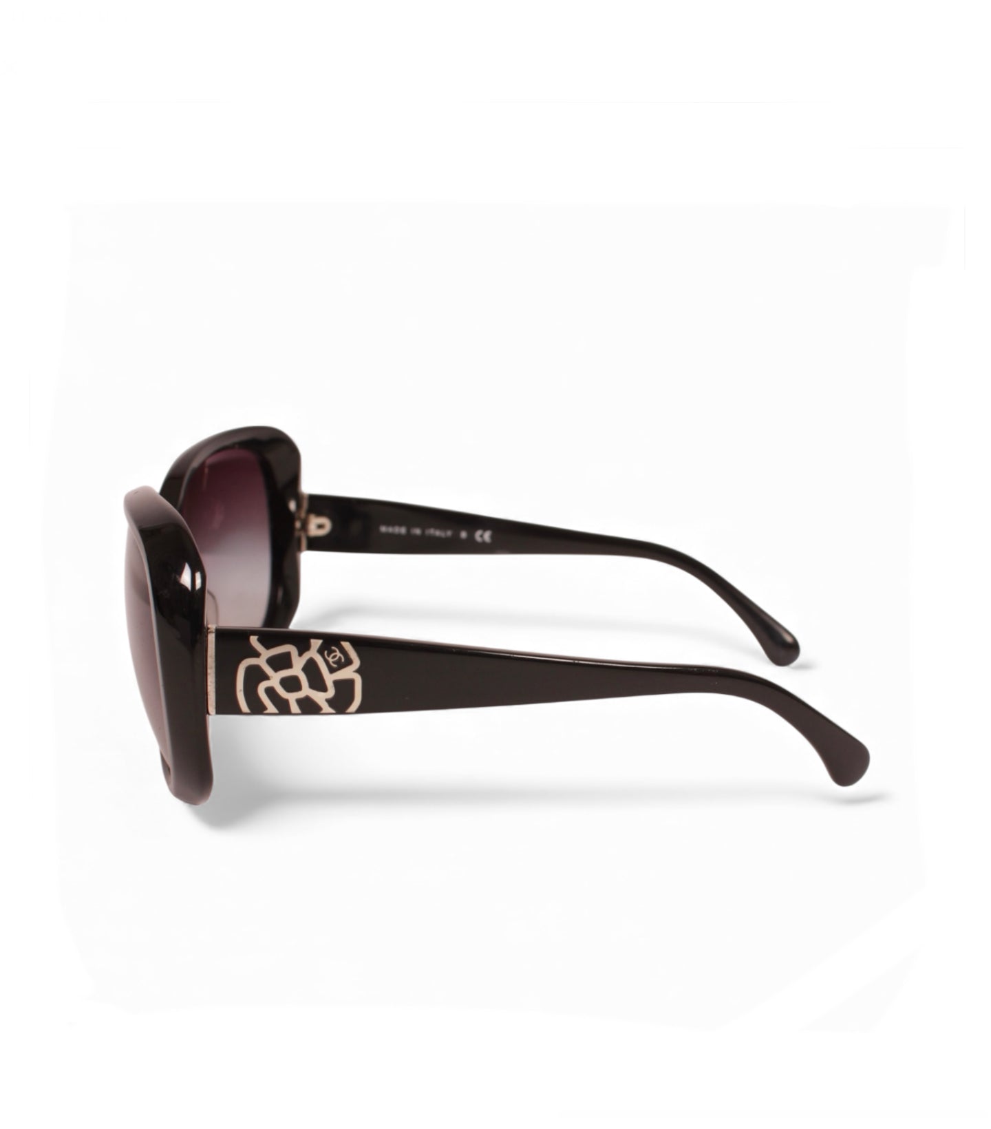 Chanel Camelia Oversized Sunglasses