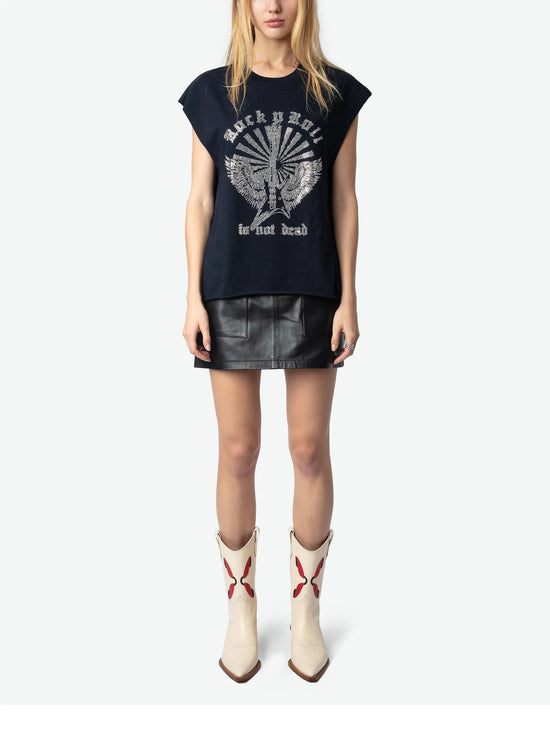 Zadig & Voltaire Crystal Rock n Roll T