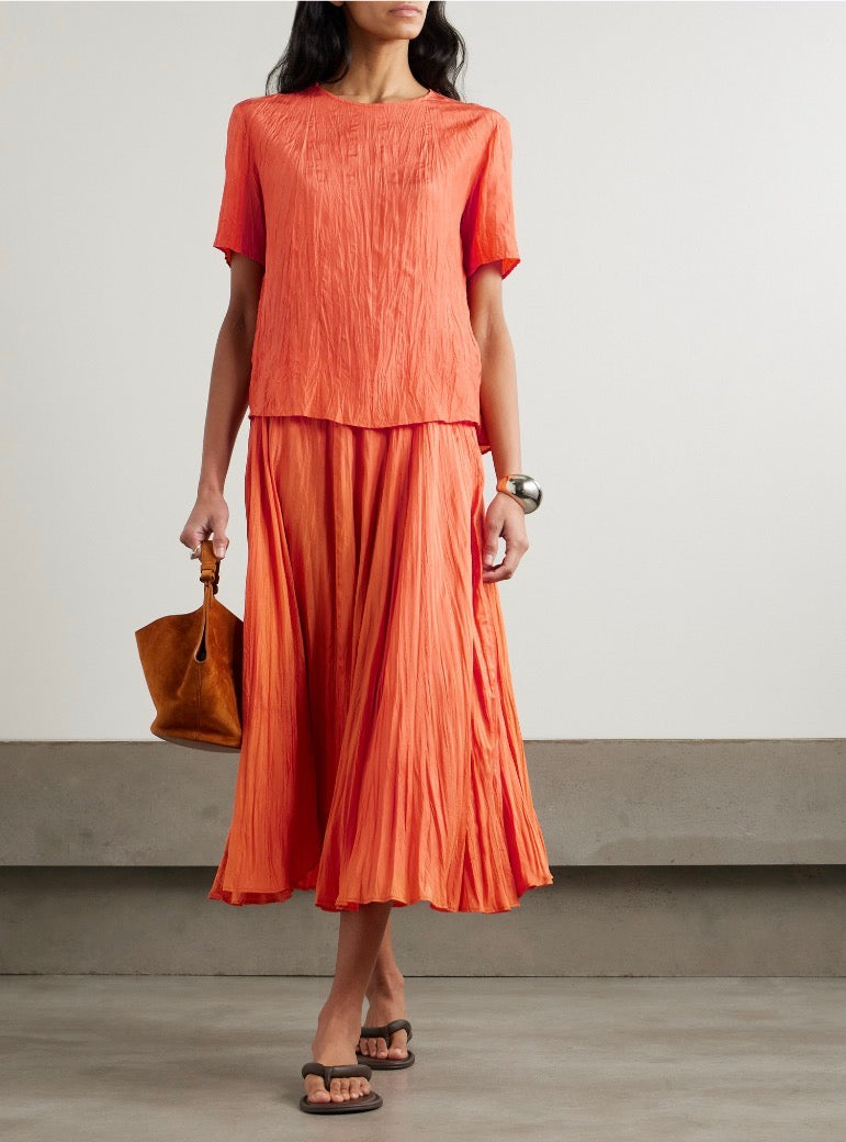 Joseph Habotoi Silk Skirt