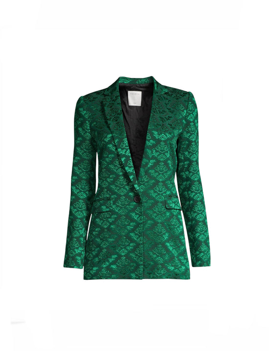 Sandro Green Embossed Jacket