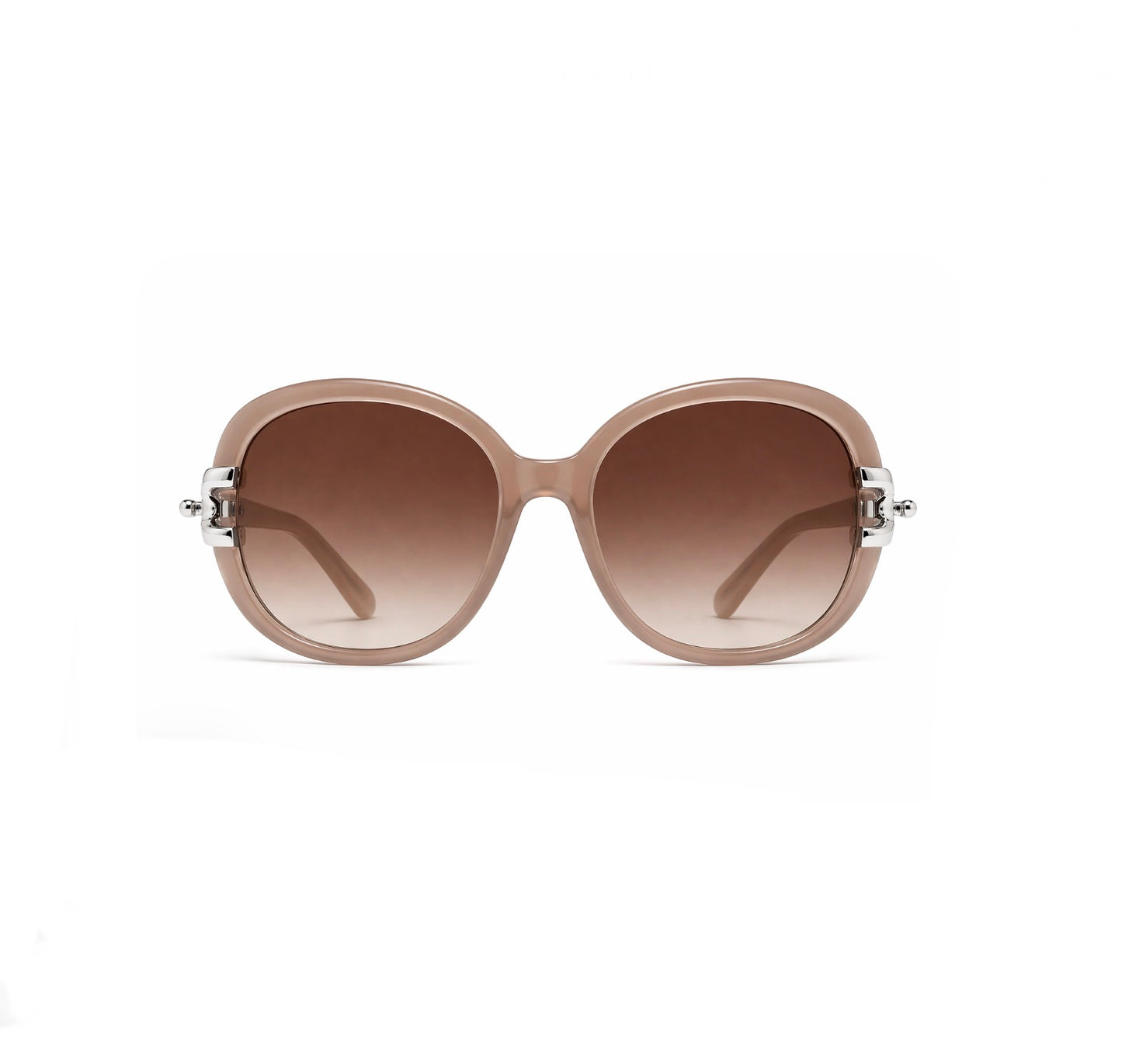 Chloe Oversized Beige Sunglasses