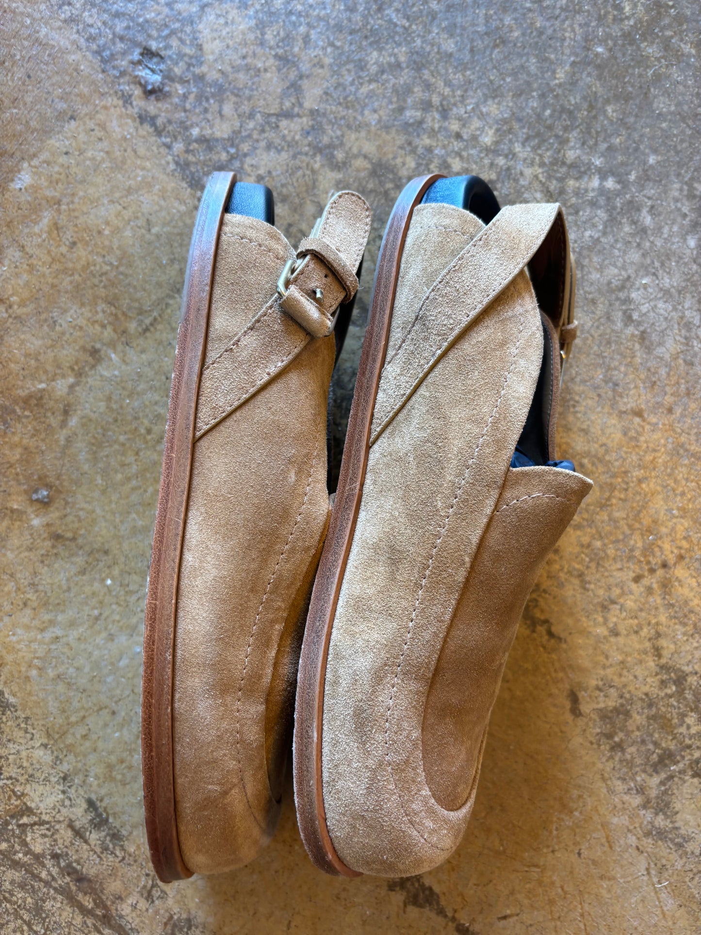 Me+Em Suede Sling Backs