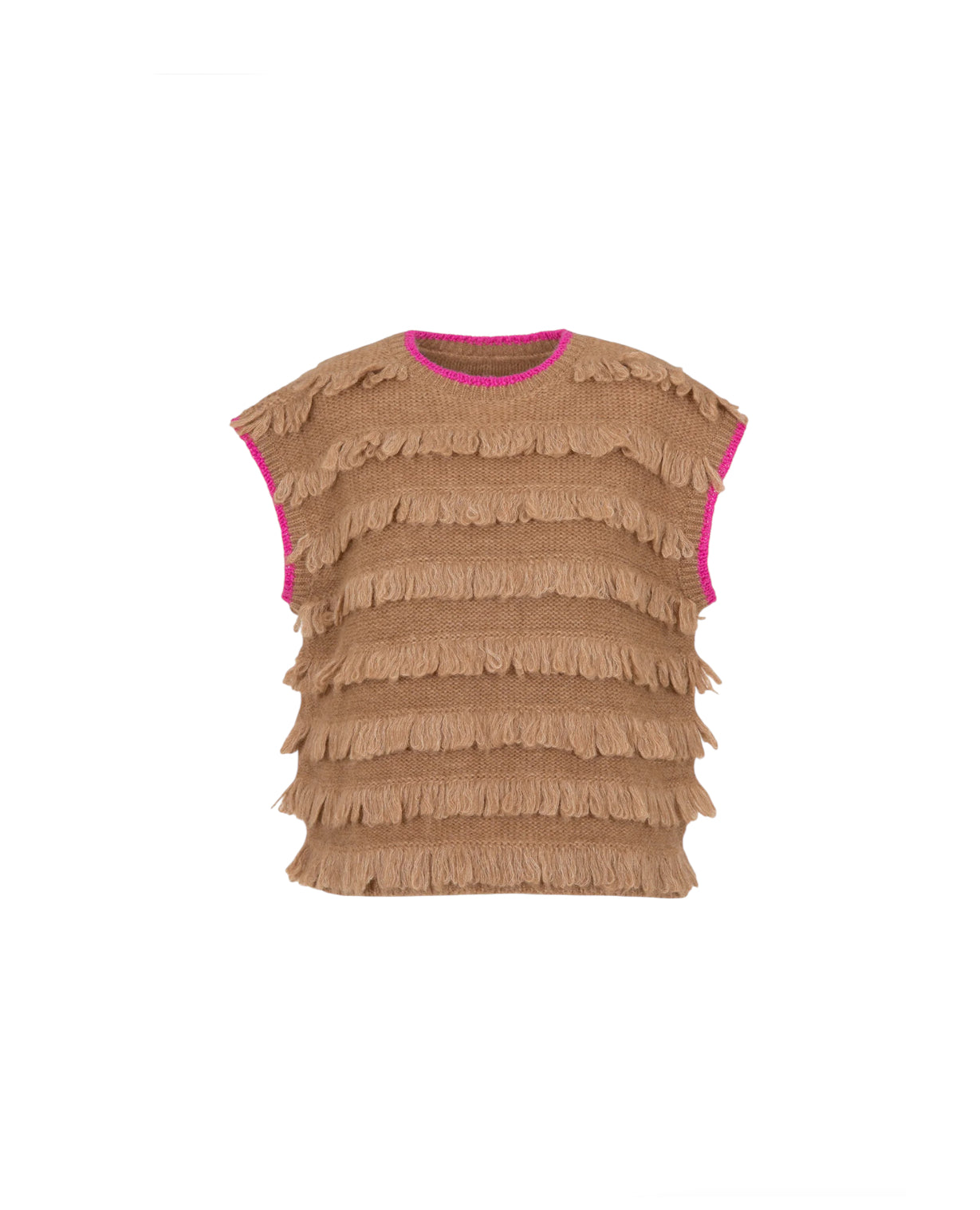 Shrimps Alpaca Fringed Tank