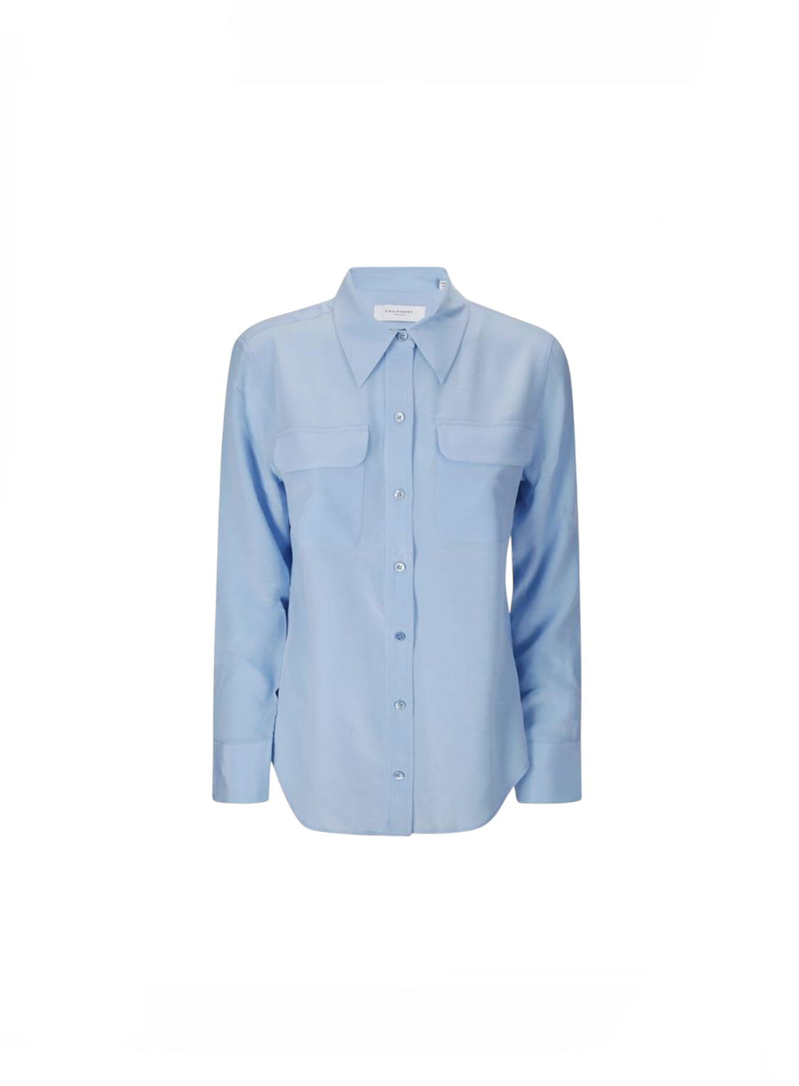 Equipment Blue Silk Shirt