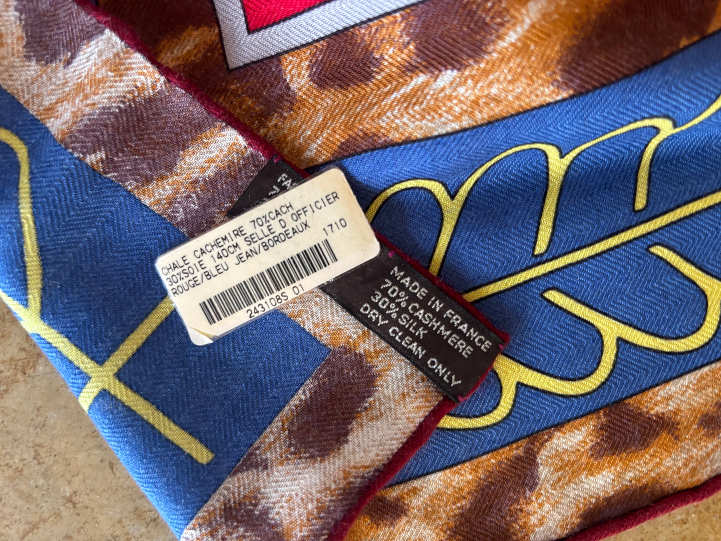 Hermes Selle d’Officier en Grande Tenue Scarf