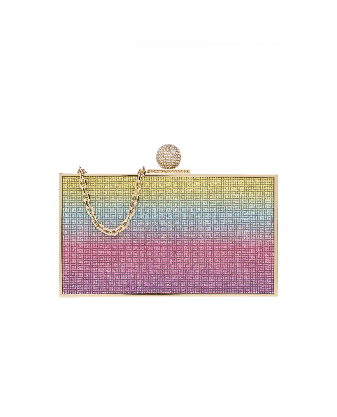 Sophia Webster Clara Rainbow Crystal Bag