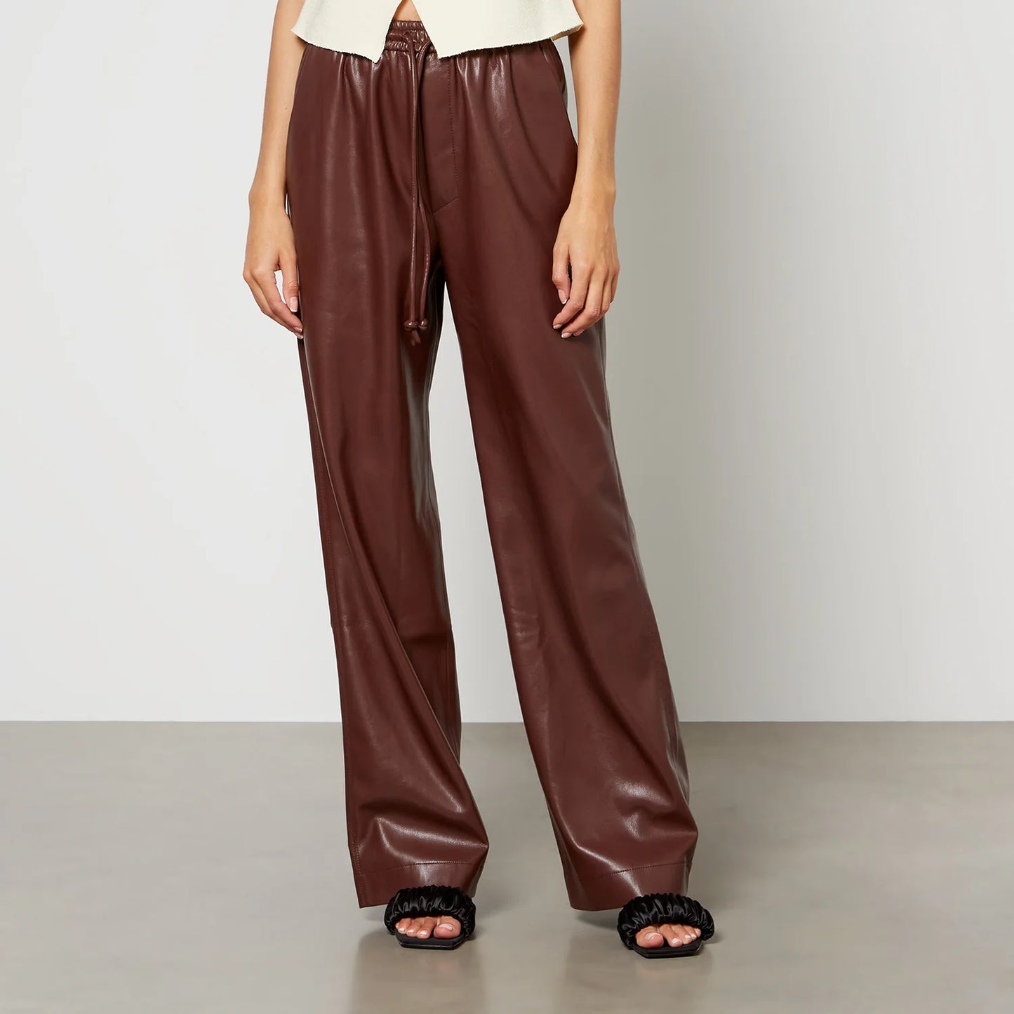 Nanushka Faux Leather Trousers