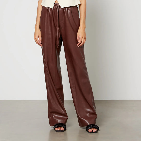 Nanushka Faux Leather Trousers