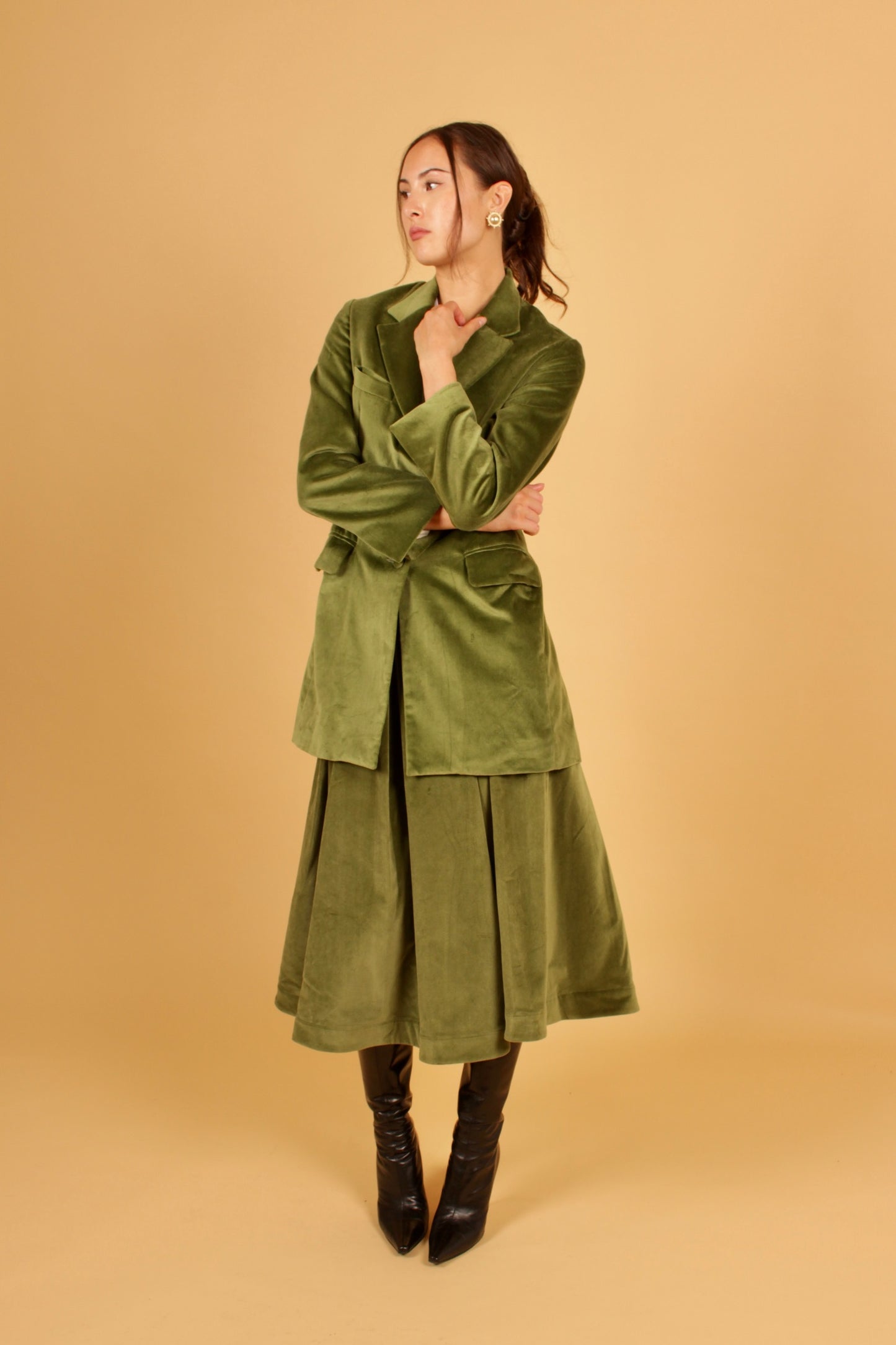 Cawley Green Velvet Jacket