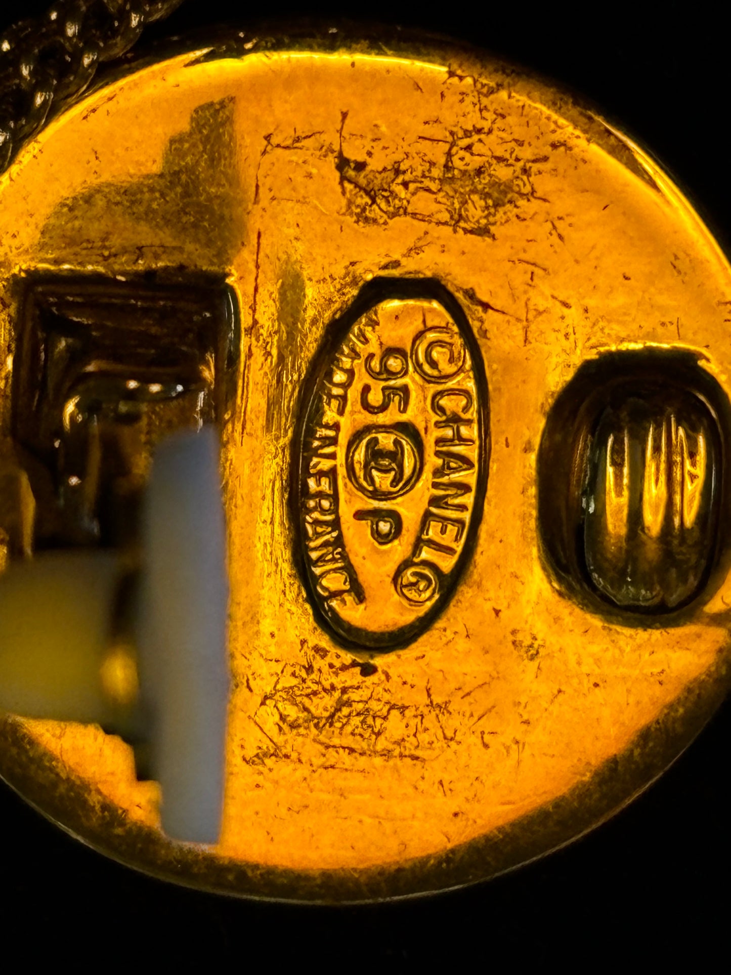 Chanel Rare Vintage Handbag Earrings