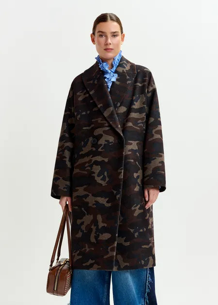 Essentiel Antwerp Camo Coat