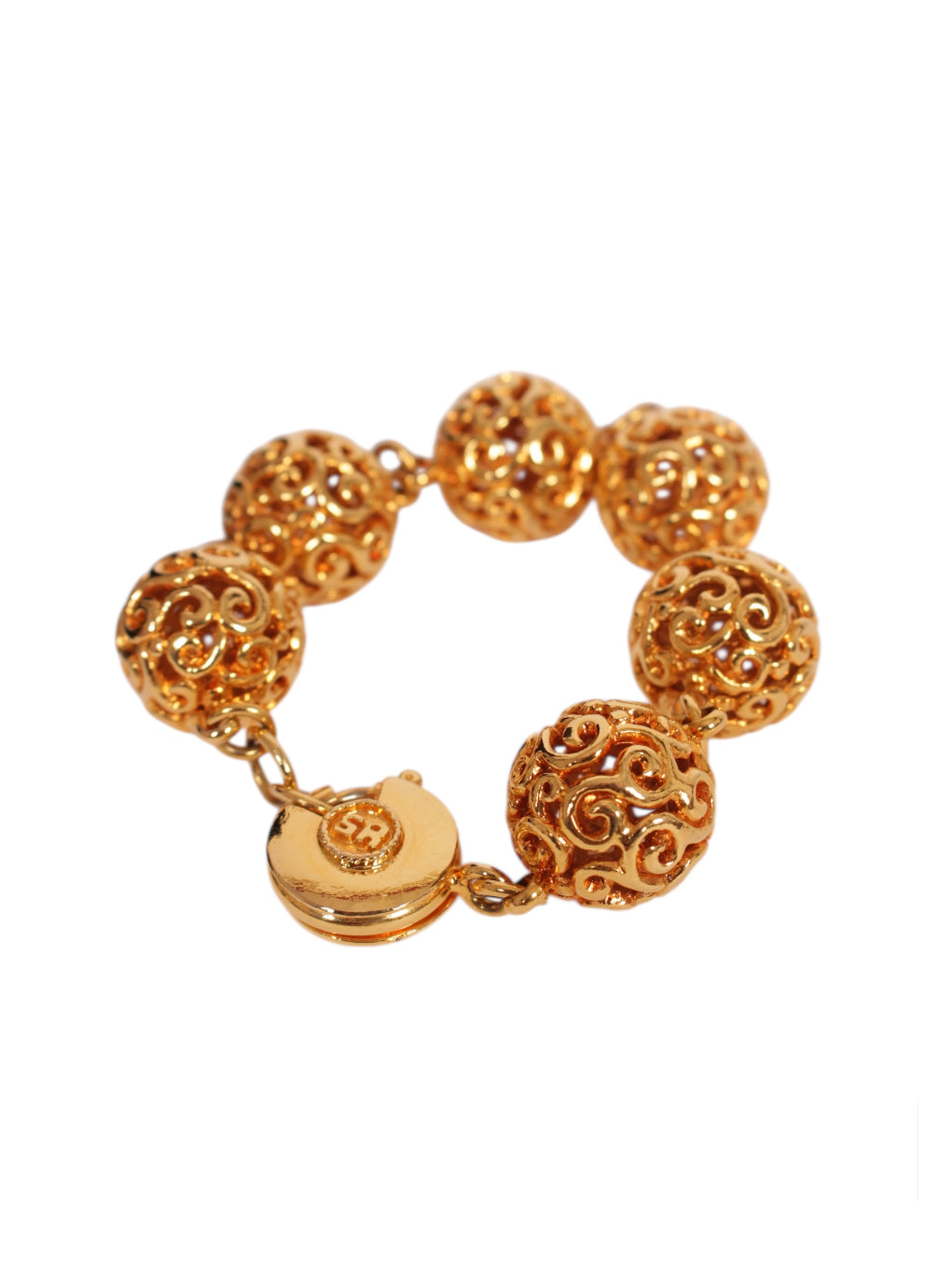 Vintage Sonia Rykiel Gold Bracelet