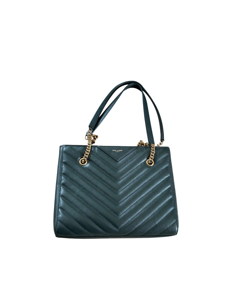 Saint Laurent Forest Green Tribeca Bag