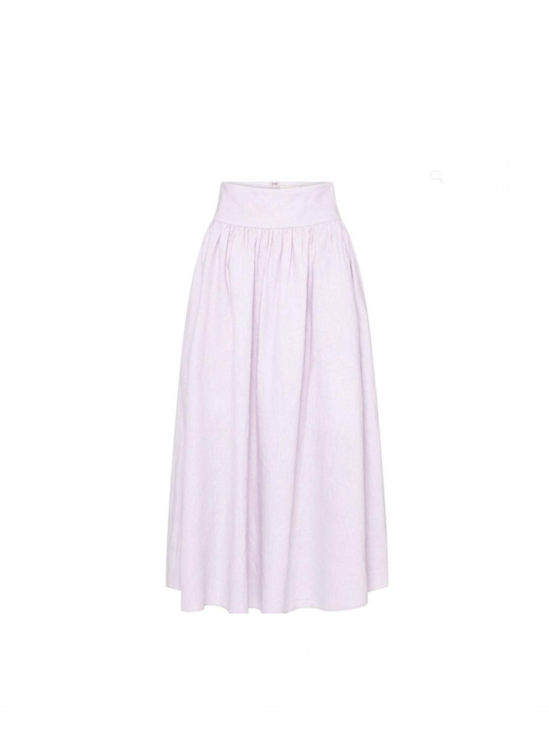 Posse Lavender Linen Skirt - nwt