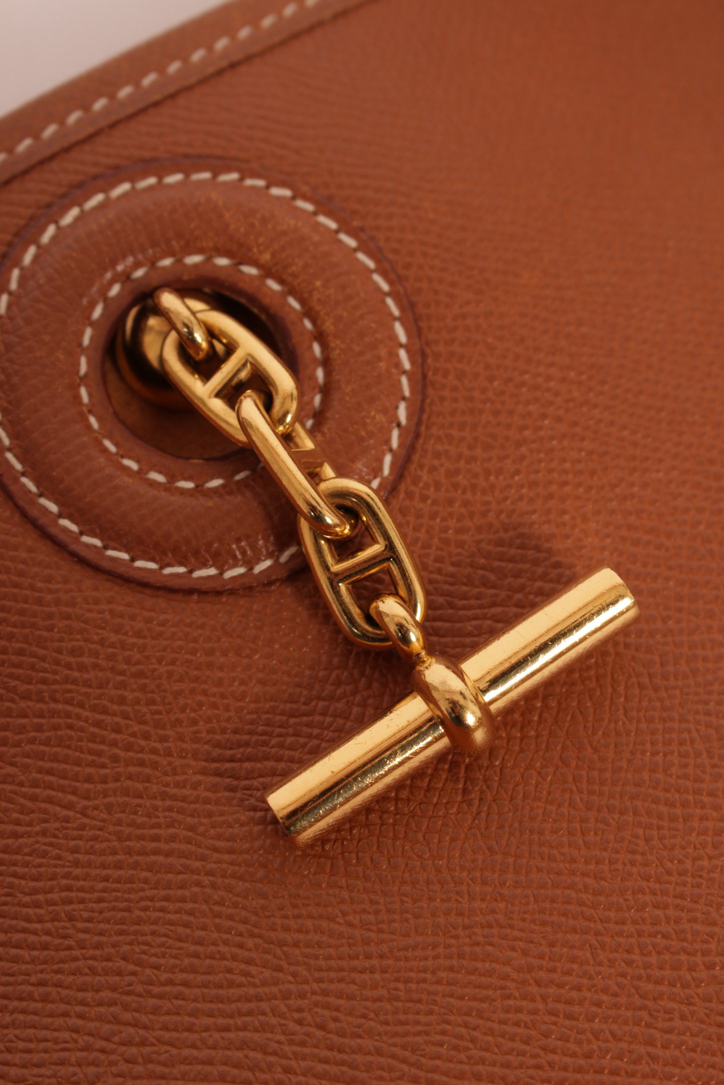 Hermes Vespa Tan leather Bag