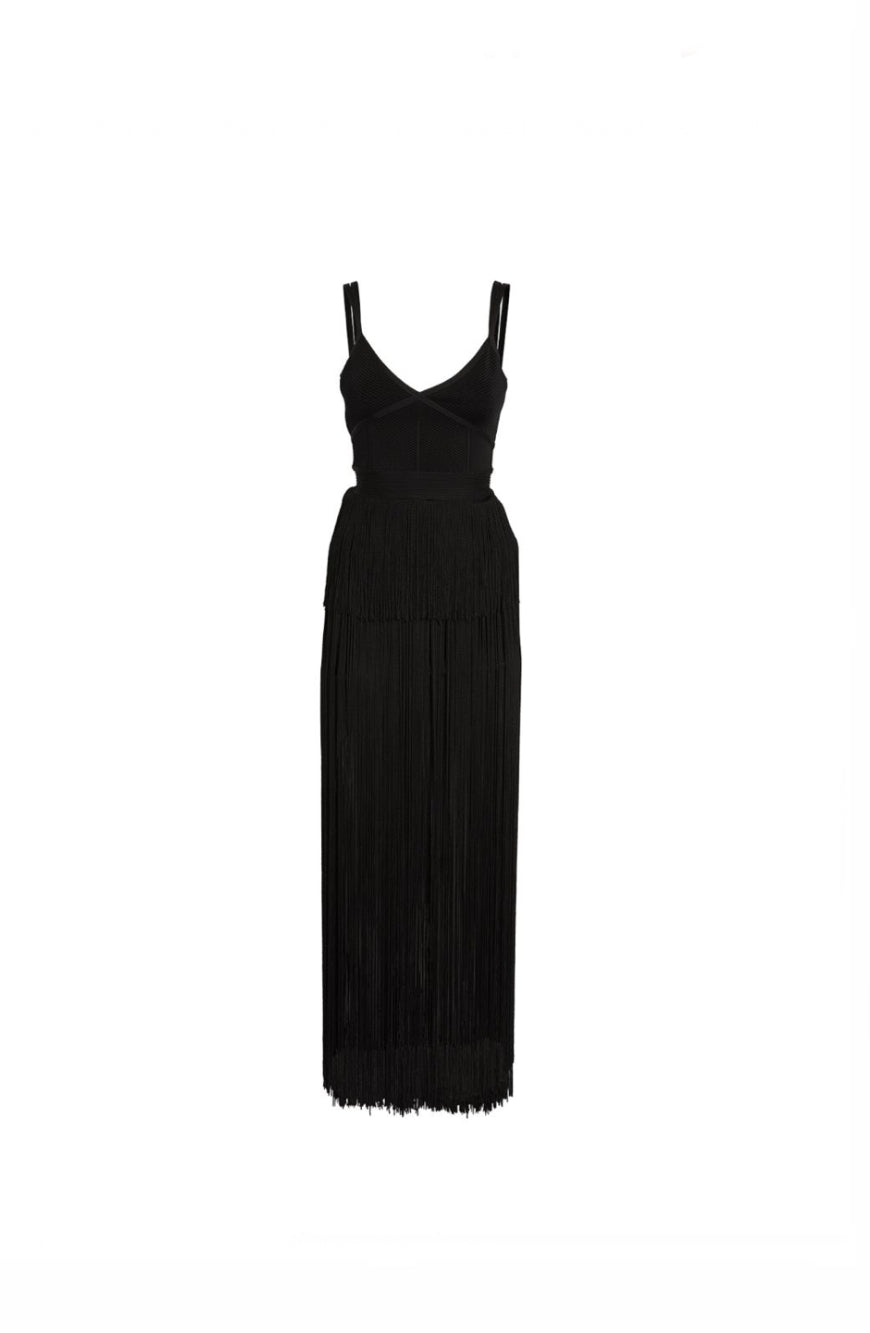 Herve Leger Fringed Dress - nwt