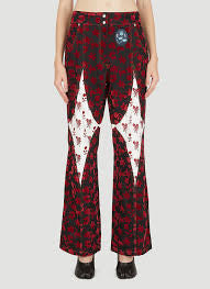 Chopova Lowena Flocked Jeans