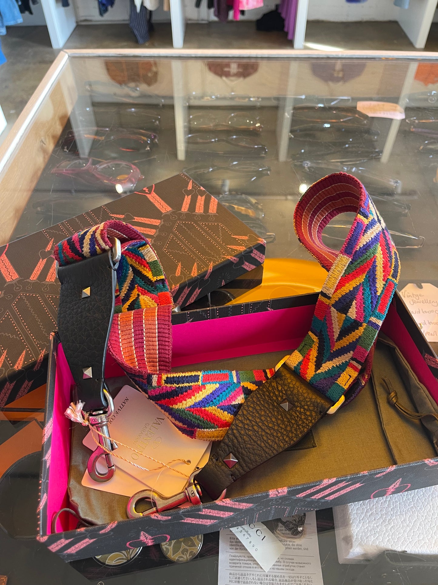 Valentino Embroidered Bag Strap - nib