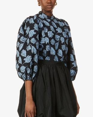Samsoe and Samsoe Brocade Top