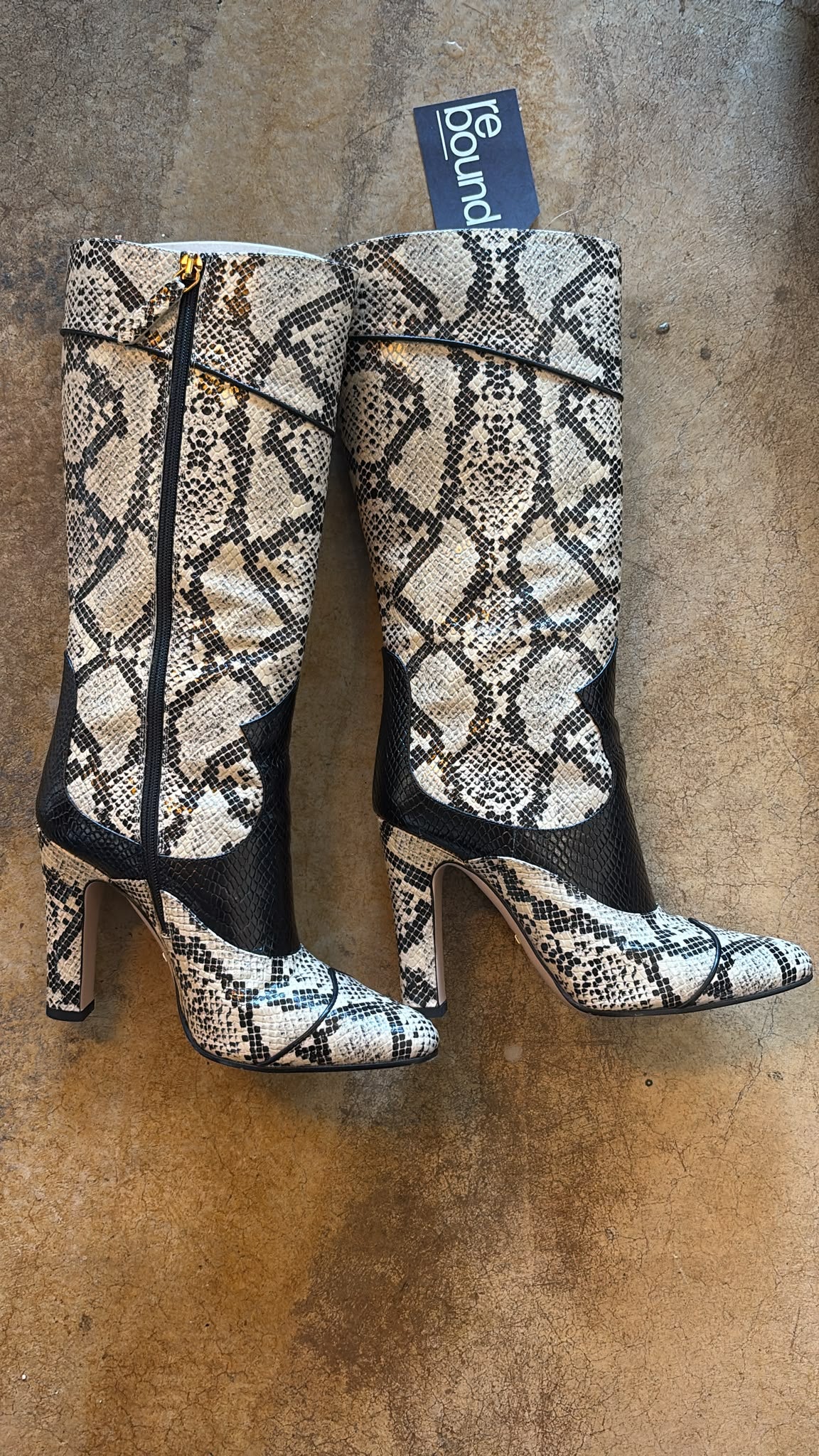 Gucci Snakeskin Leather Boots