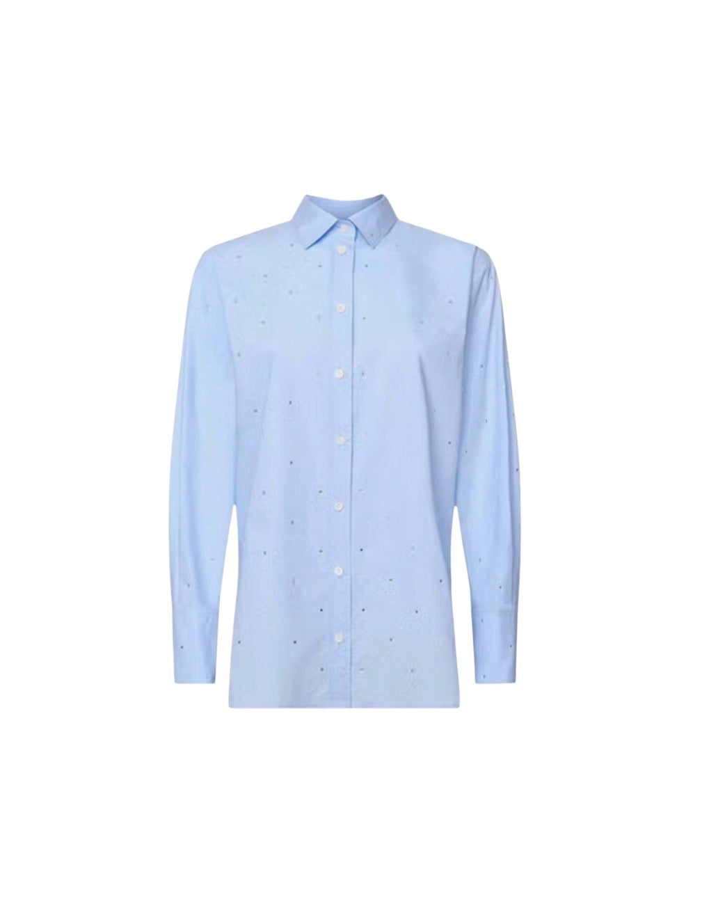 Frame Blue Rhinestone Shirt