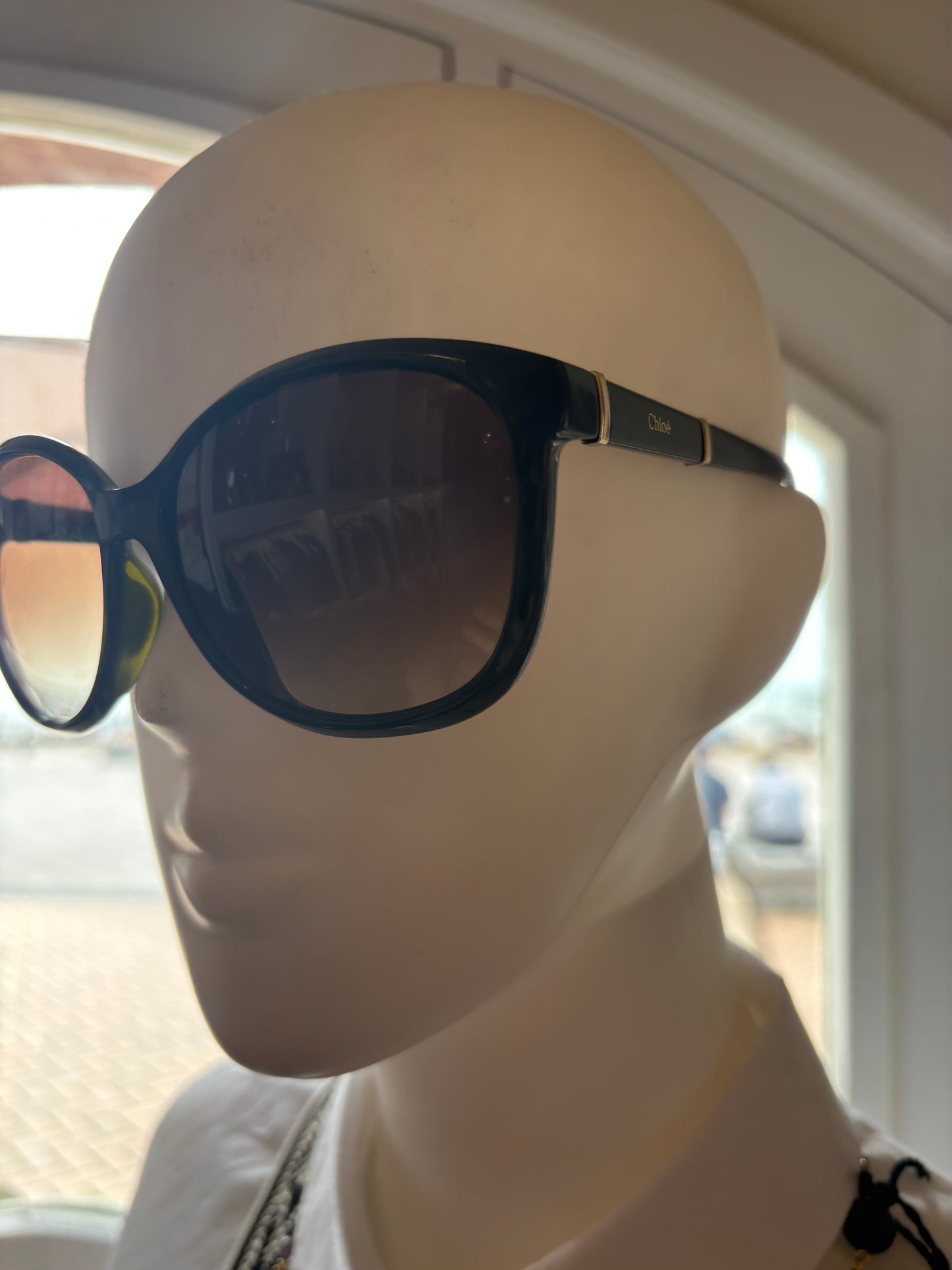 Chloe Dark Green Sunglasses