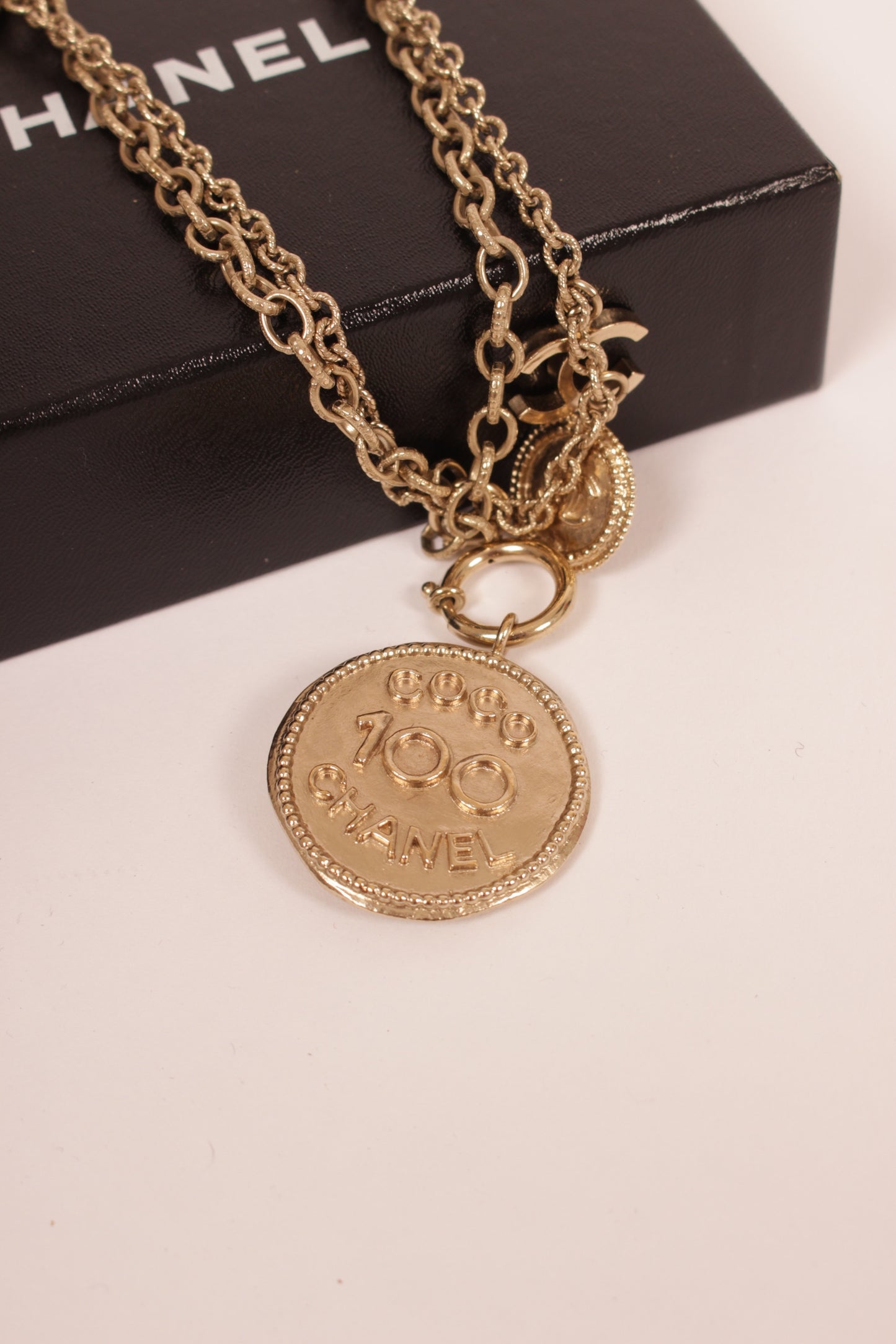 Chanel 100th Anniversary Coin Necklace