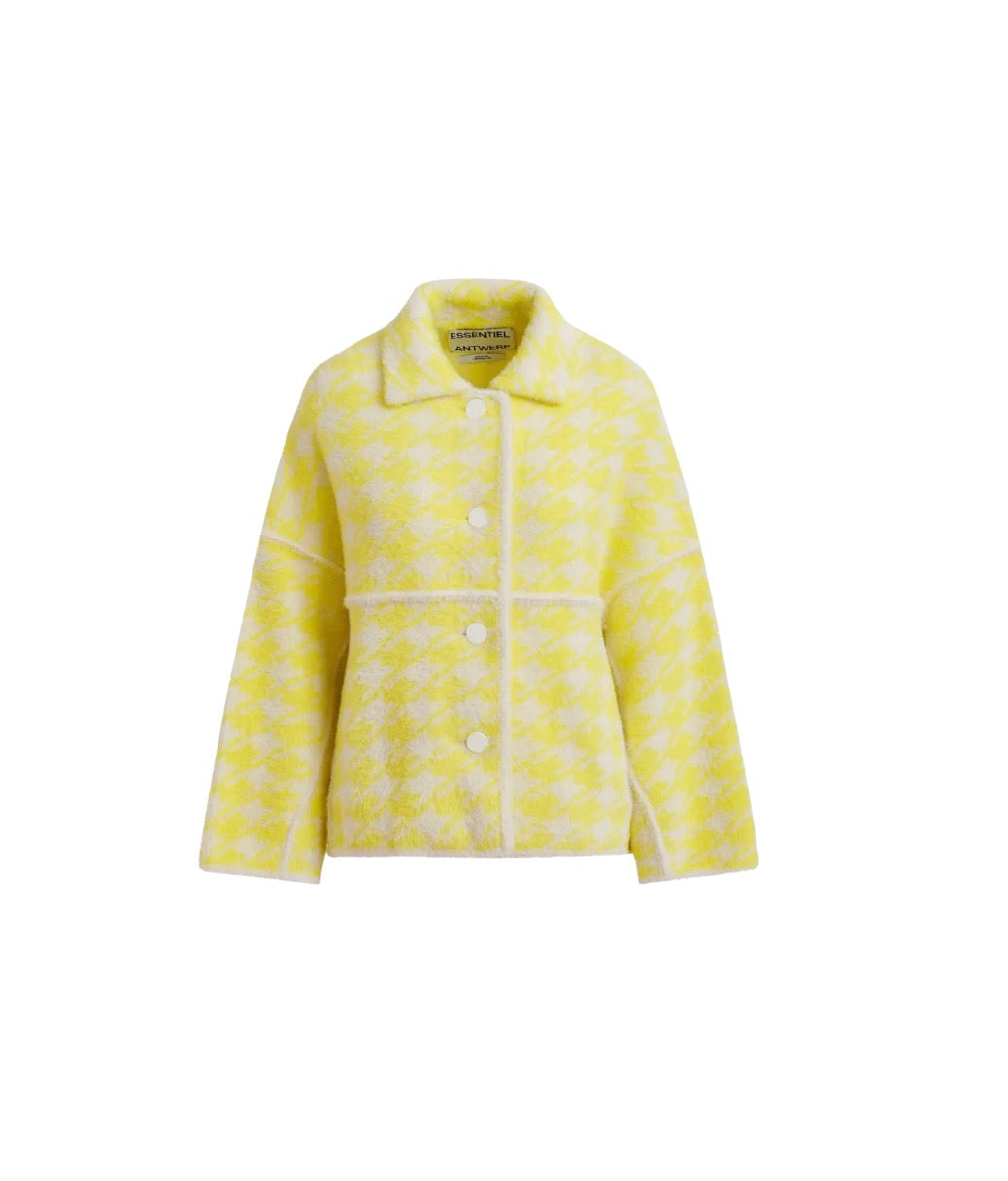 Essentiel Antwerp Houndstooth Cardigan