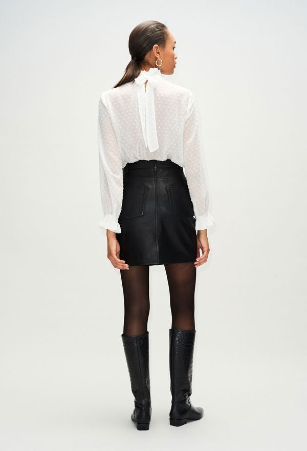 Claudie Pierlot Black Leather Skirt - nwt