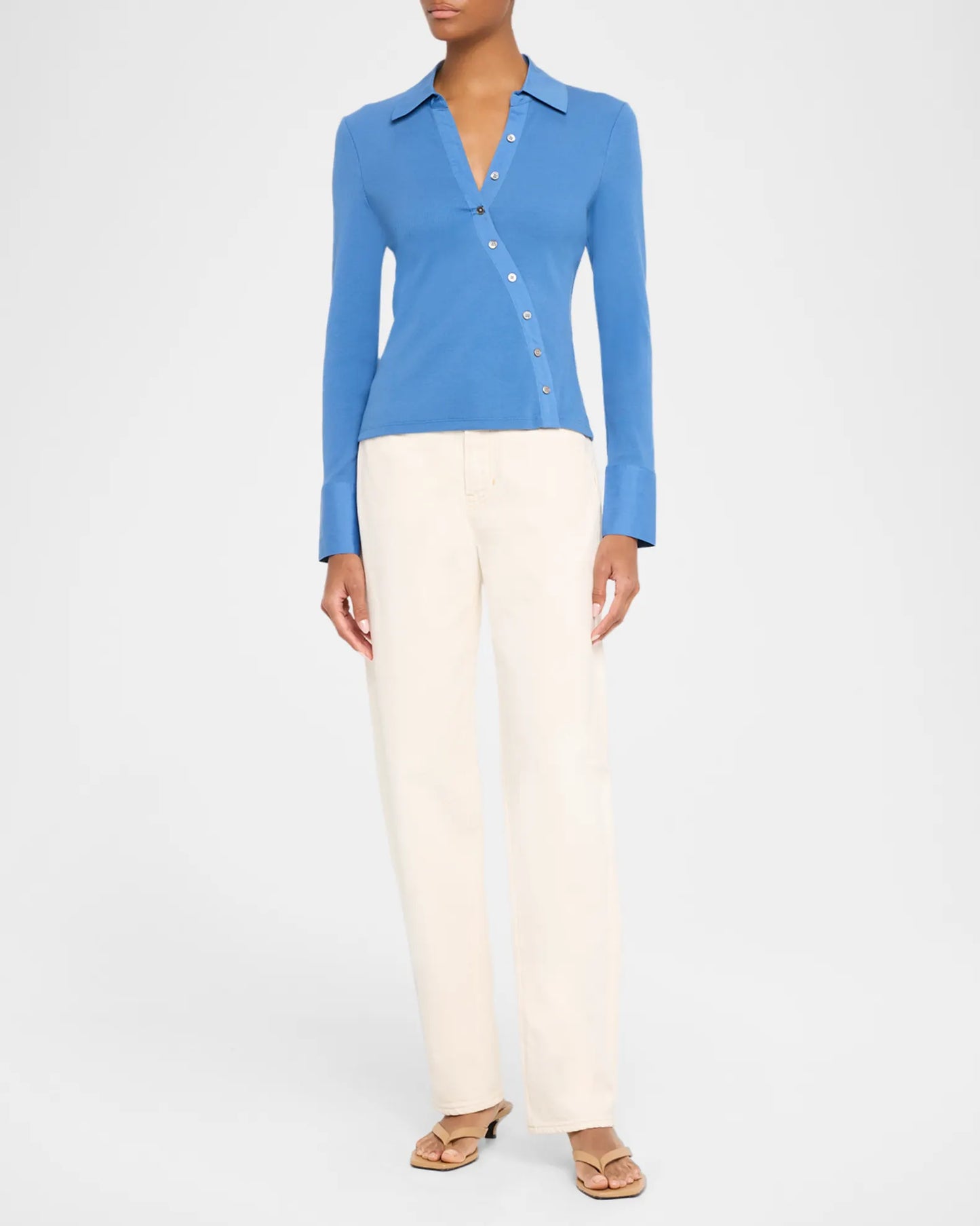Veronica Beard Brennan Blue Top