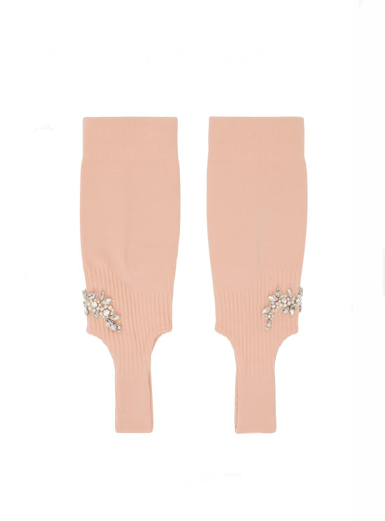 Simone Rocha Pink Jewel Stirrup Socks - new in box