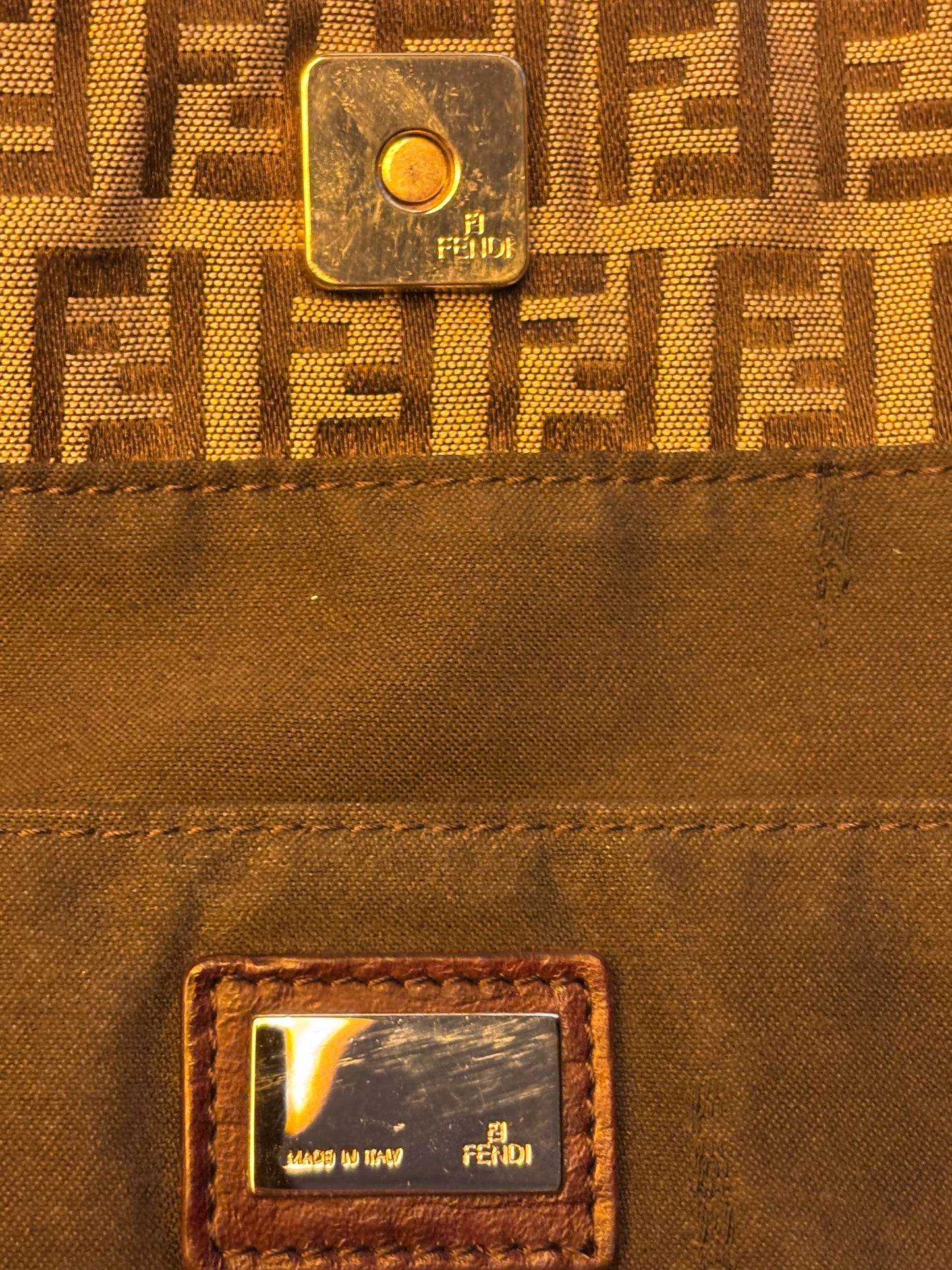 Fendi Zucchino Vintage Tote