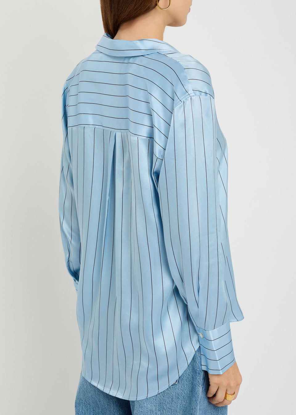Rails Striped Silk Shirt