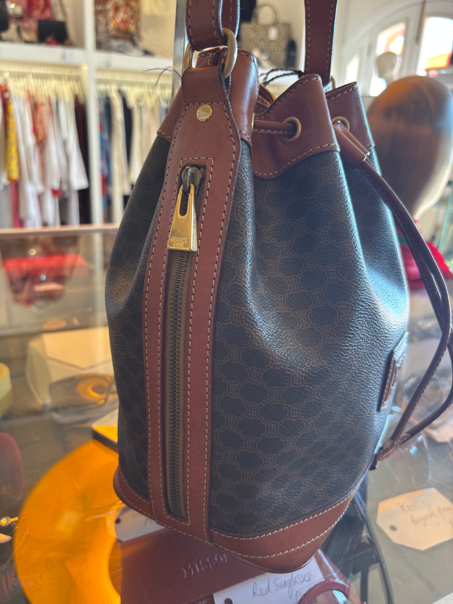 Vintage Celine Drawstring Bag