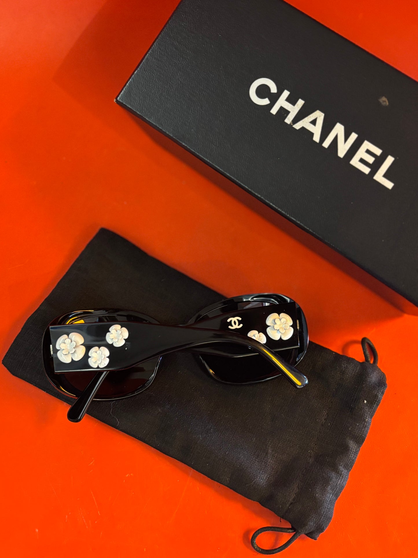Chanel Camellia Sunglasses