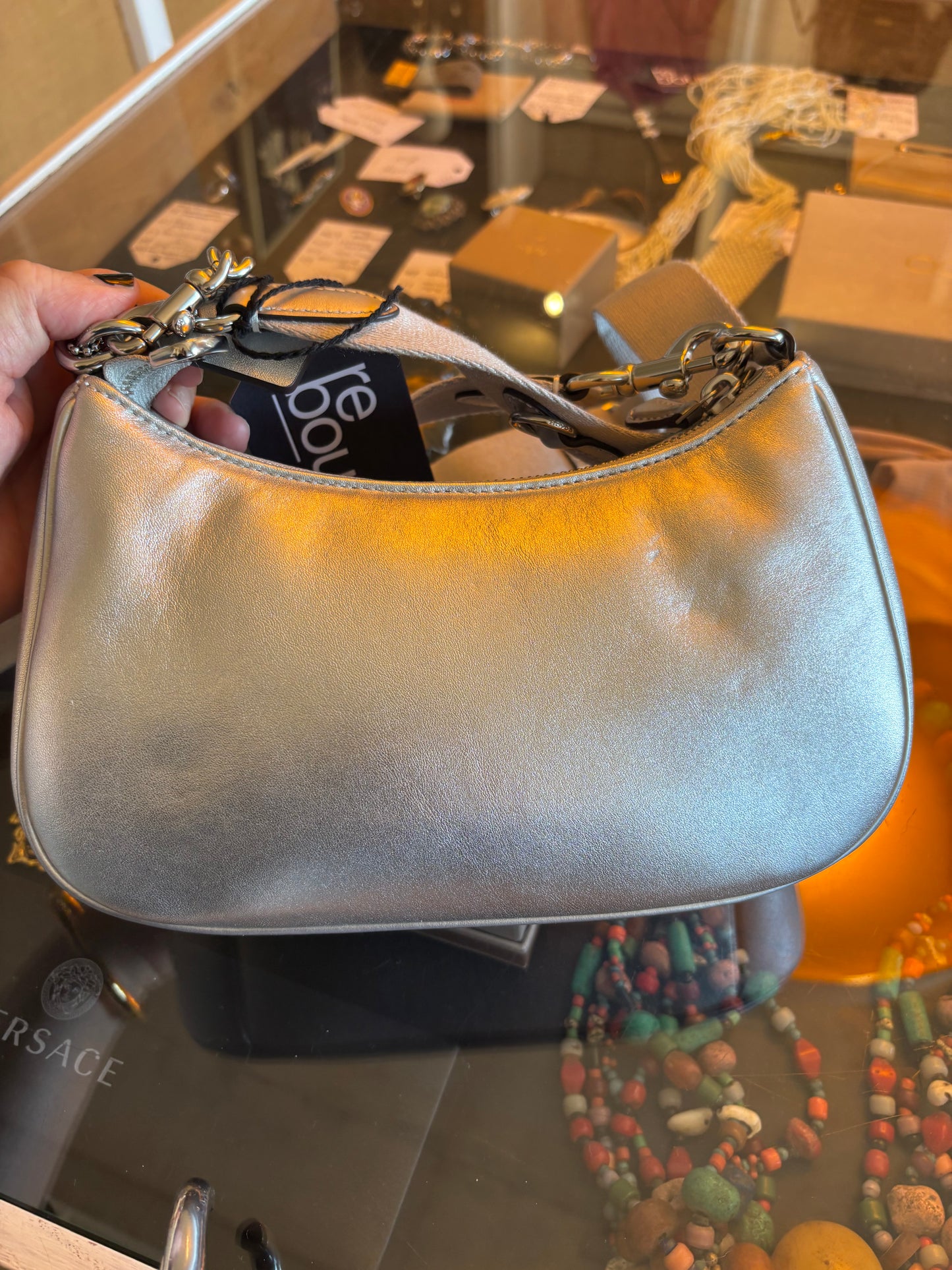 Coach Teri Silver Bag