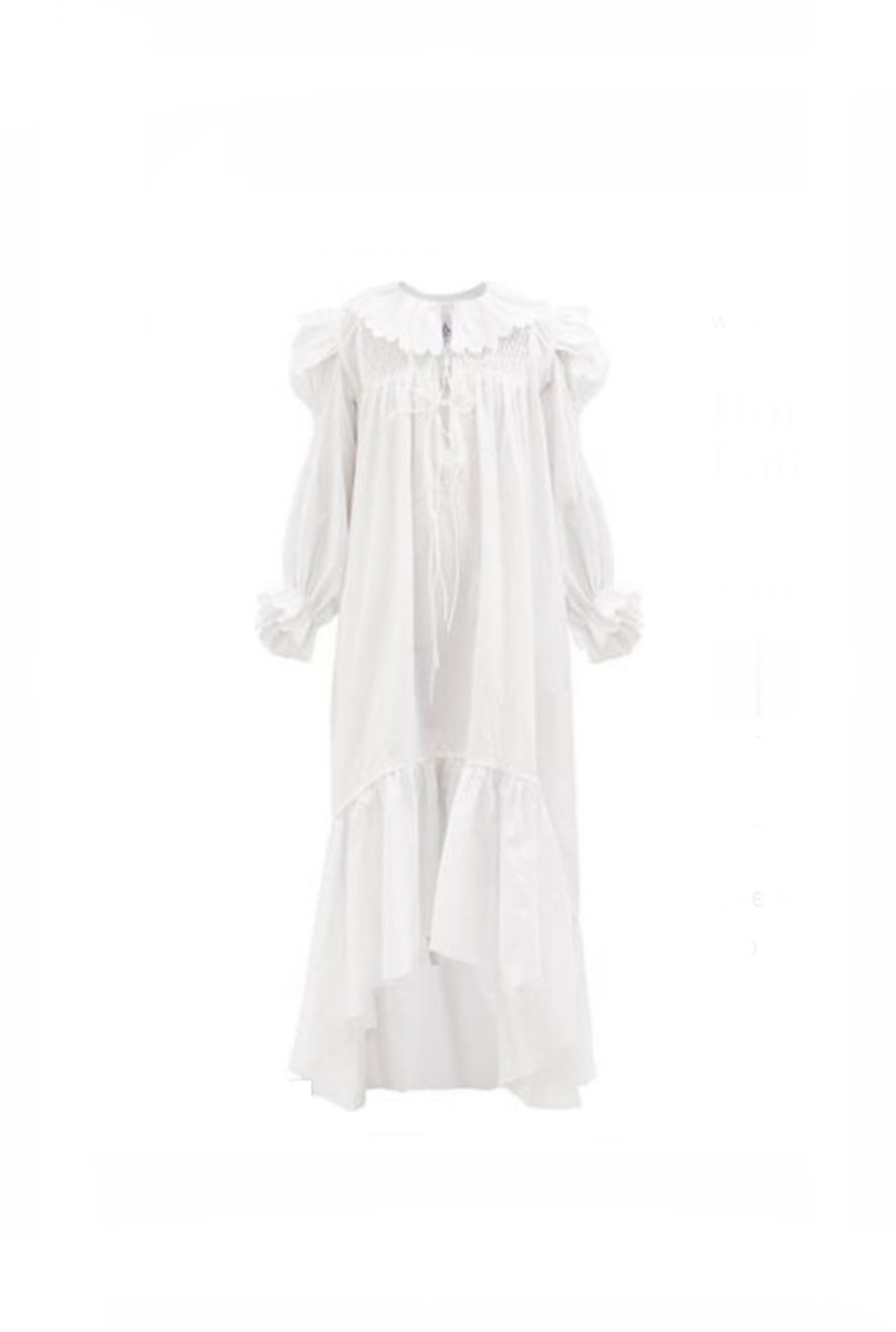Horror Vacui White Dress
