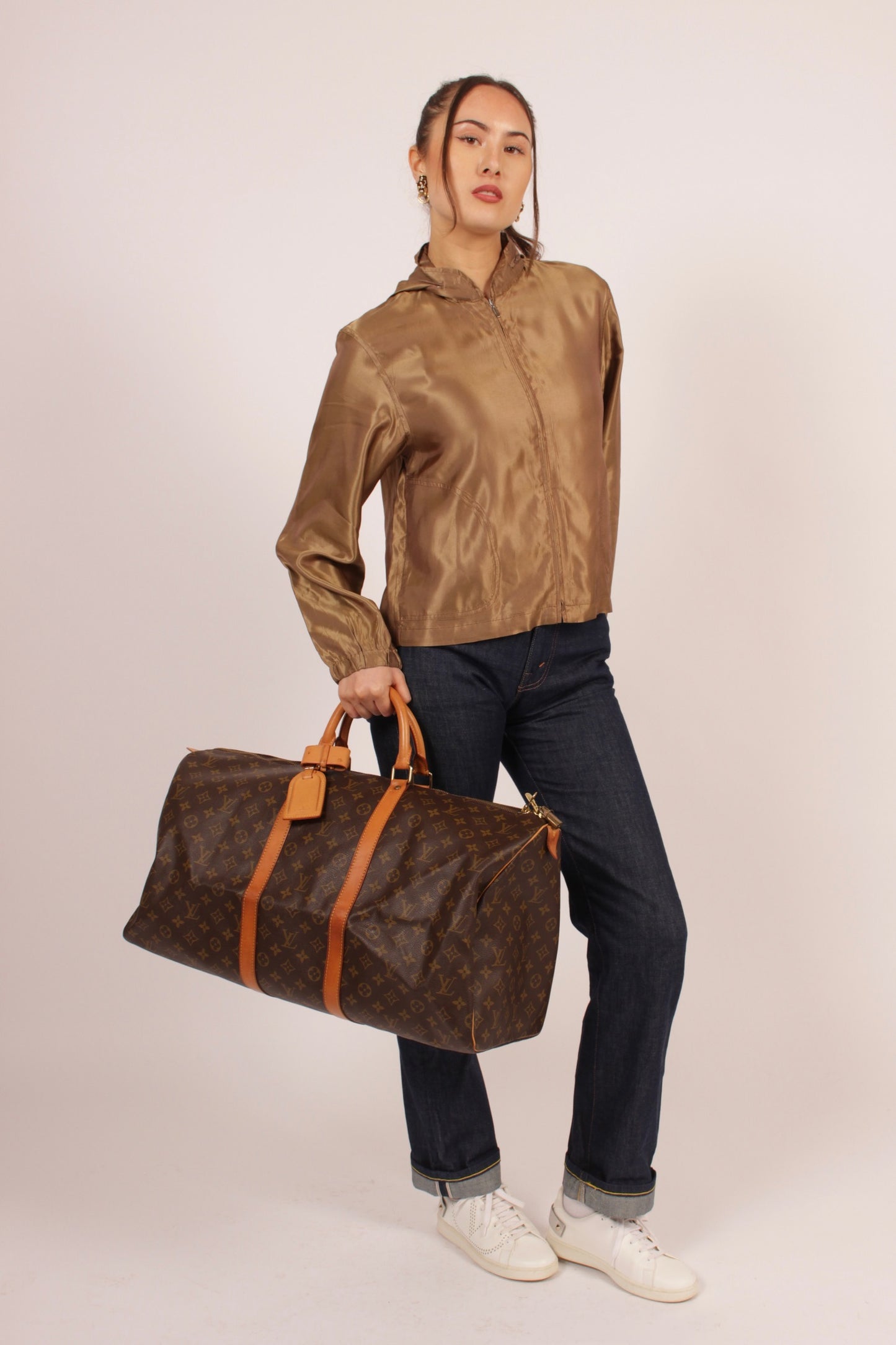 Louis Vuitton Speedy 55 Travel Bag
