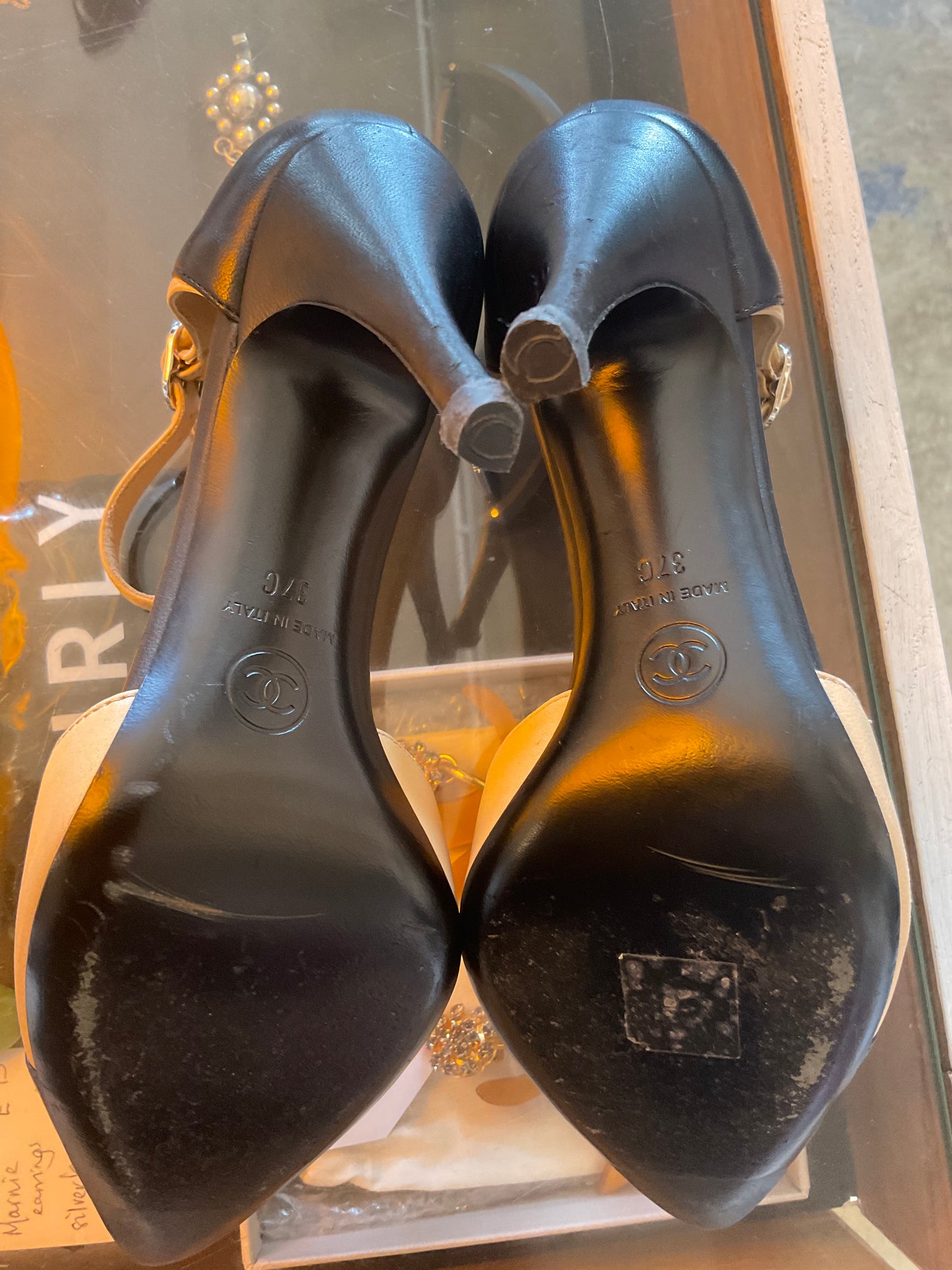 Chanel Two Tone Heels