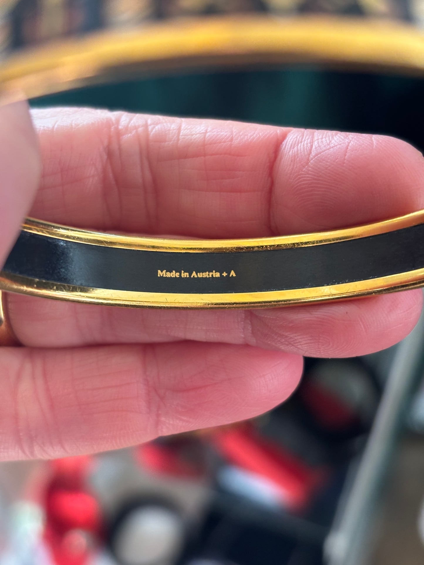 Vintage Hermes Enamel Bracelet