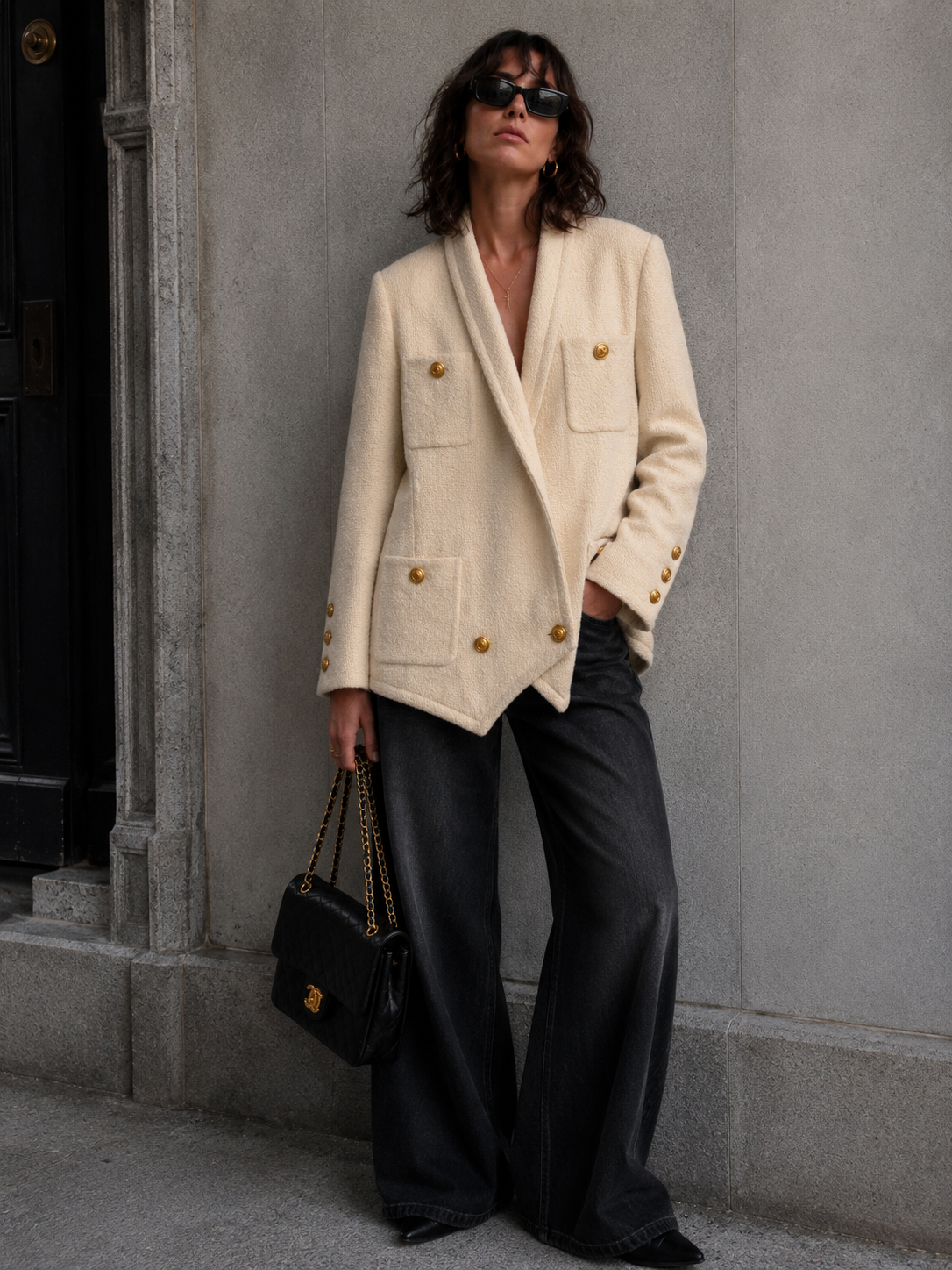 Vintage Chanel Cream Blazer