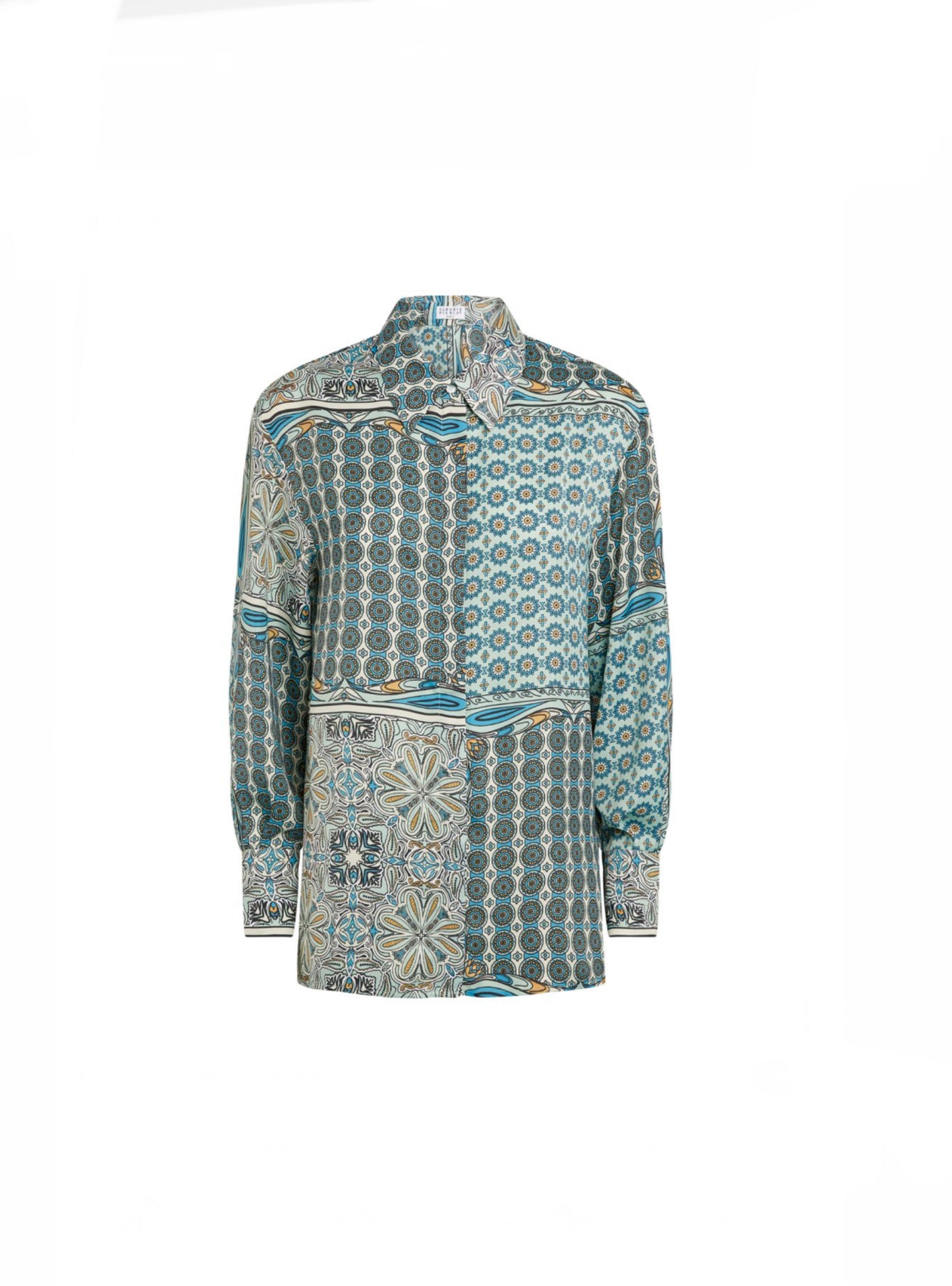 Claudie Pierlot Satin Patterned Shirt