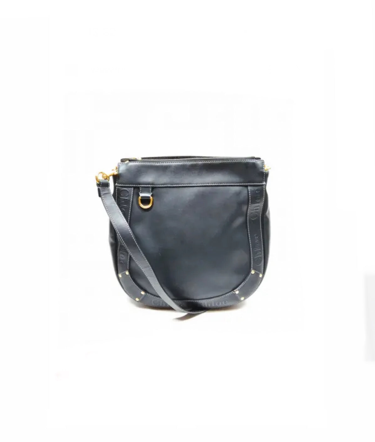 Chloe Black Leather Crossbody Bag